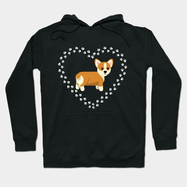 Cute Corgi Hoodie by LunaMay